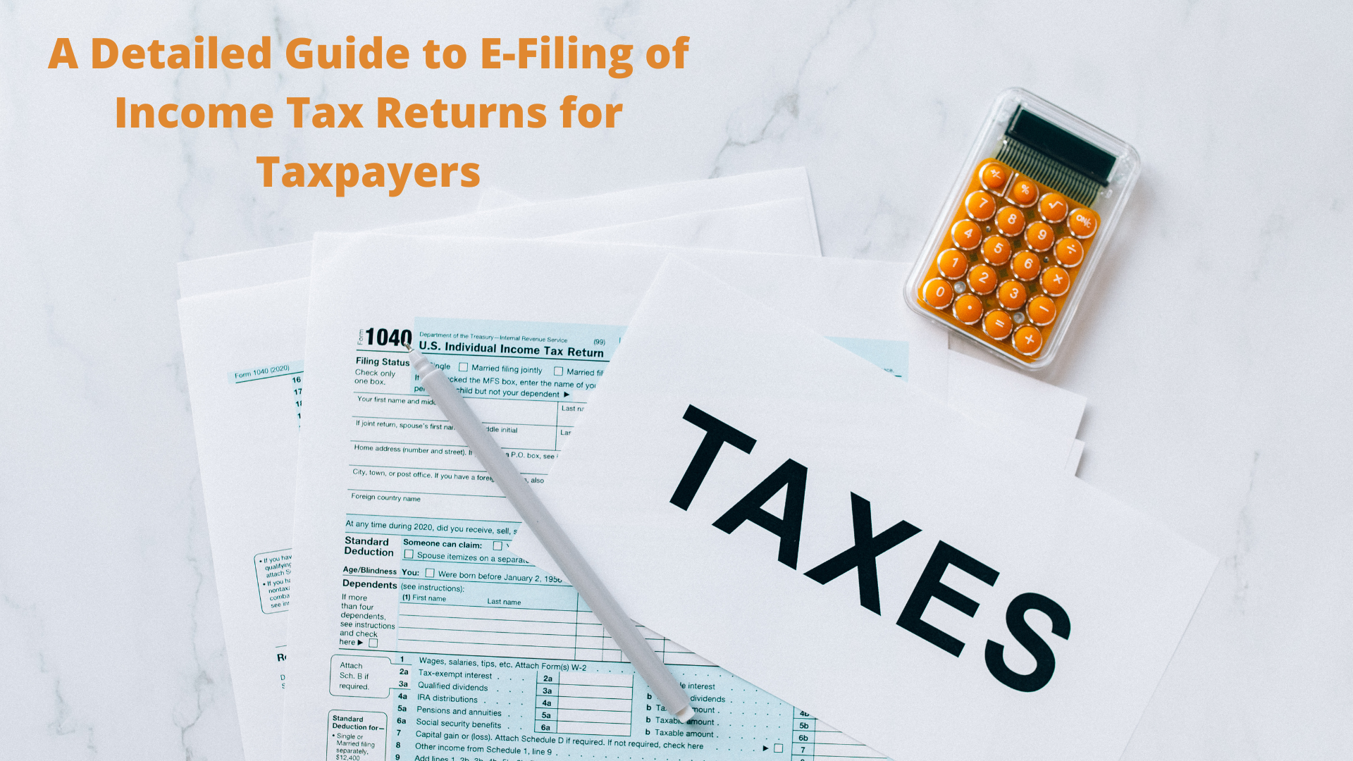 A Detailed Guide to E-Filing of Income Tax Returns for Taxpayers